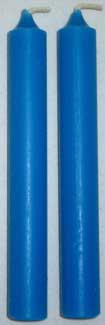 C4LB 1/2" Light Blue Chime Candle 20 Pack