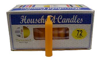 C72OR.jpg (set of 72) Orange 4" household candles