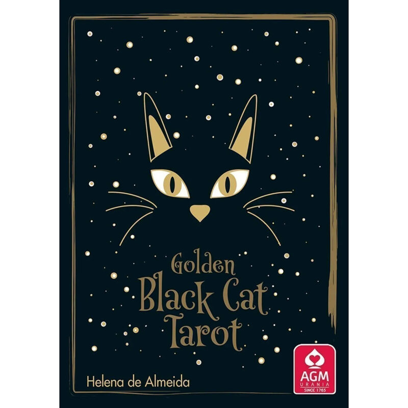 Golden Black Cat by Helena De Almeida