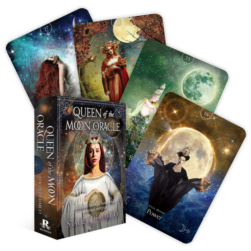 DQUEMOO.jpg Queen of the Moon Oracle by Stacey Demarco — Tarot & Divination Supplies