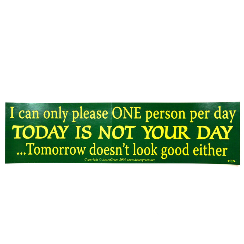 I Can Only Please One Person Per Day.today Is Not — Witchy Accessories