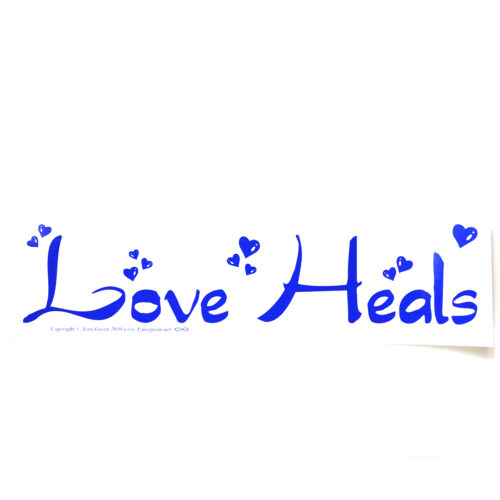 Love Heals bumper sticker