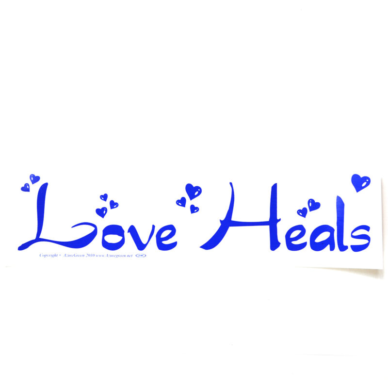 Love Heals Bumper Sticker — Goddess Statue & Sacred Decor
