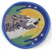 ESWOL.jpg Wolf sew-on patch 3"