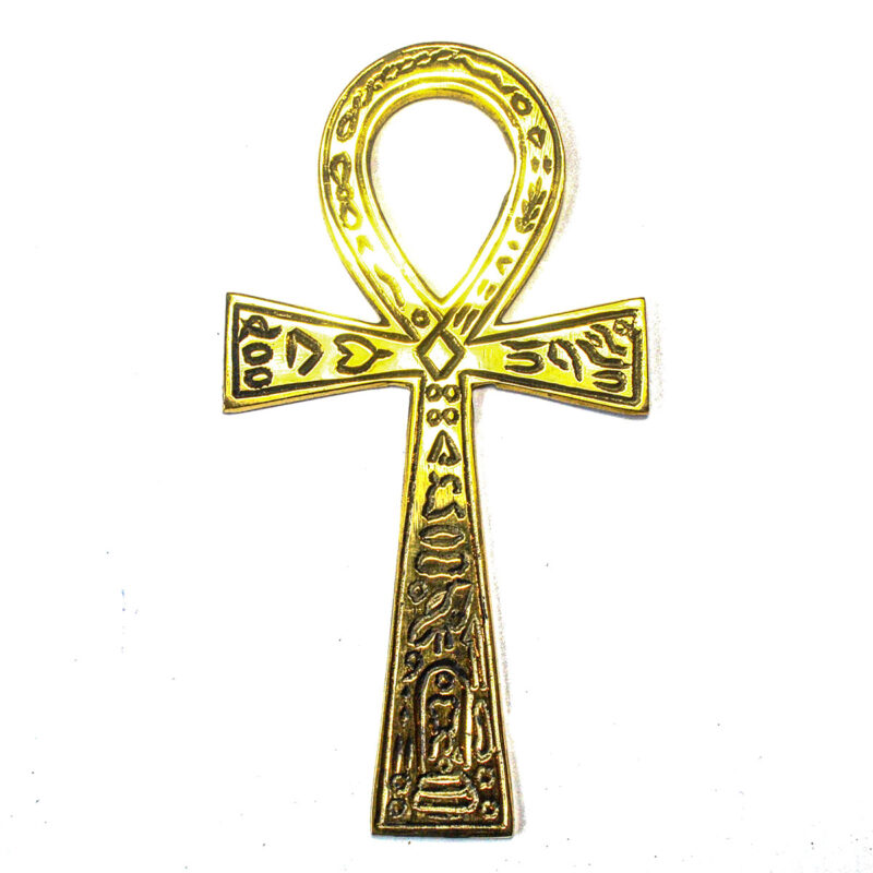 3 1/2" X 6 1/2" Ankh Brass