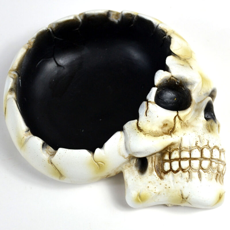 4.5 Inch X 6 Inch Skull Ashtray — Witchy Gift Set & Starter Kit