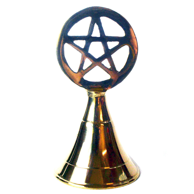 FB109WP 4" Pentagram Brass Bell