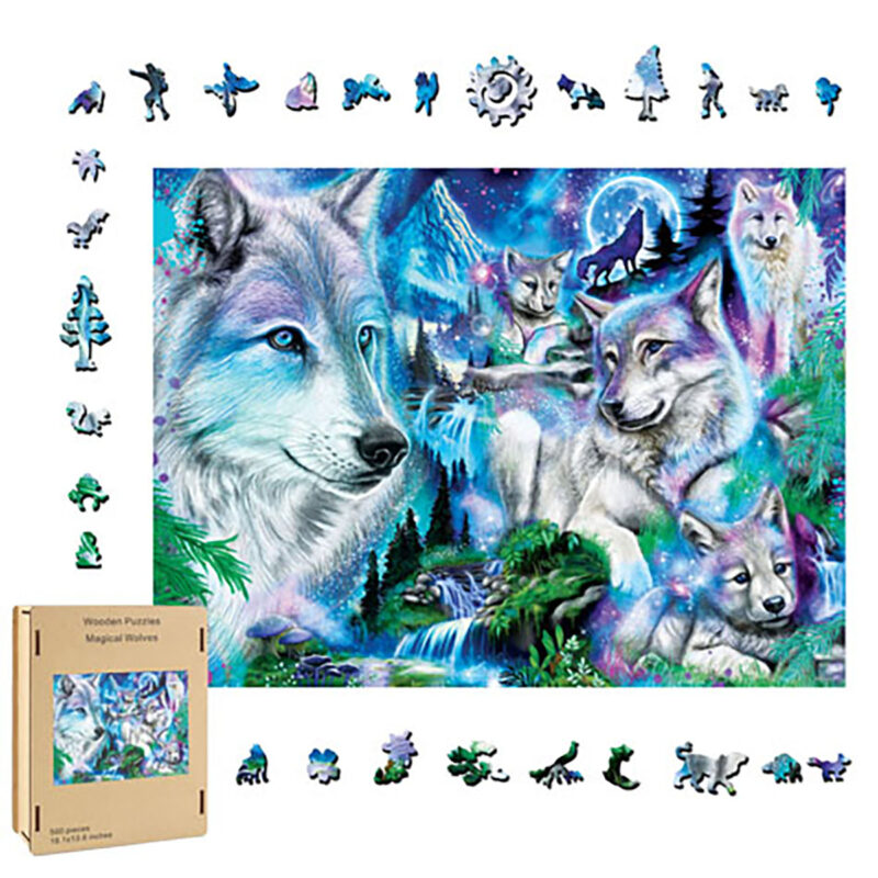 FP3511.jpg Wolves wood puzzle