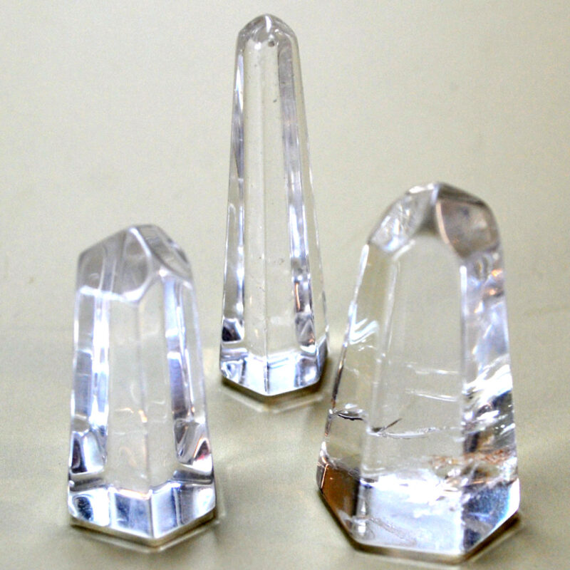 GOQUA1 1 Inch - 1.5 Inch Quartz Obelisk — Healing Crystal & Gemstone