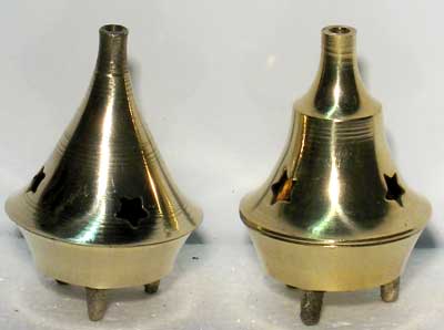 IBCON Brass Cone Incense Burner 2 1/4"