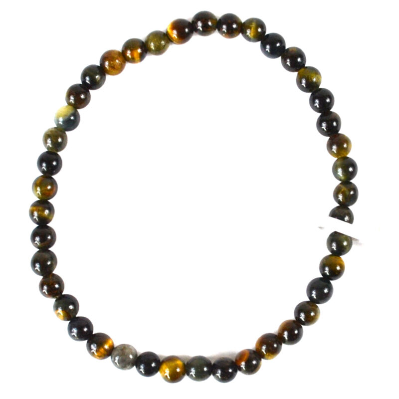 JB4430 4mm Tiger Eye, Blue