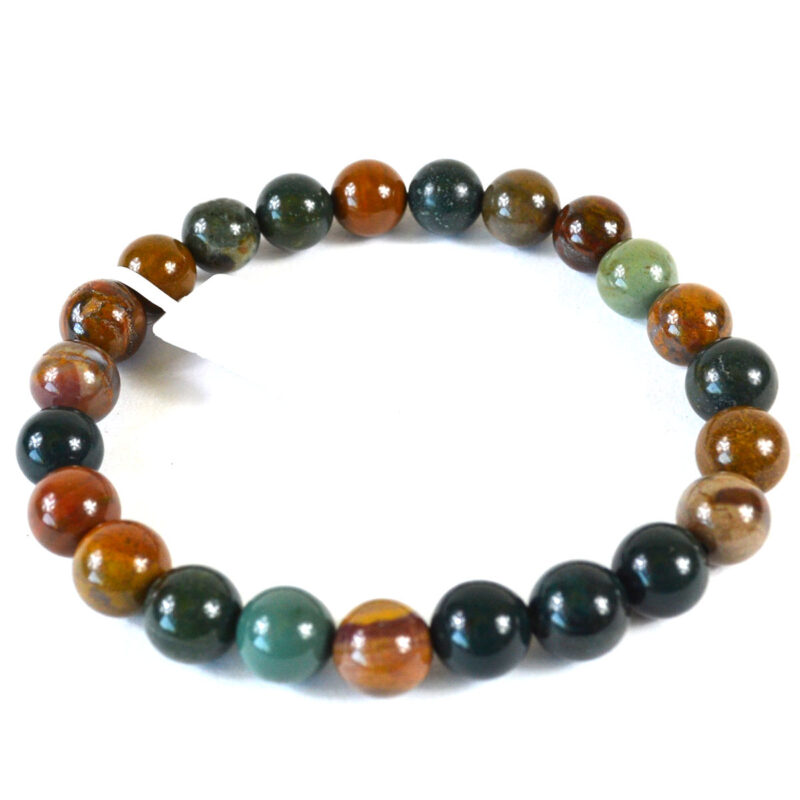 JB8376 8mm Ocean Jasper Bracelet