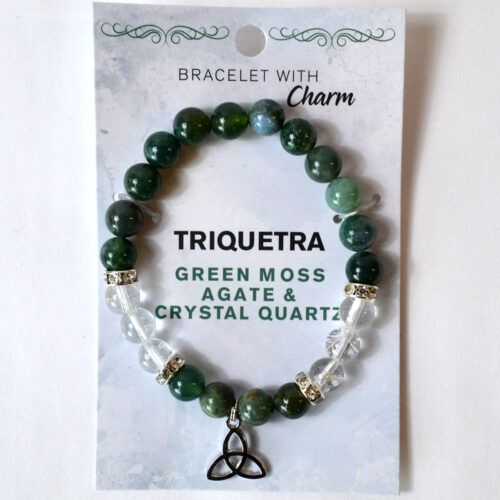 JB8MOSGT 8mm Moss, Green/ Triquetra