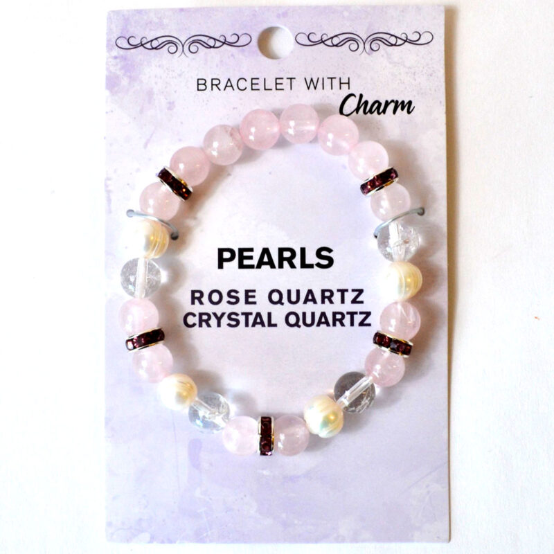 JB8RQQ 8mm Rose Quartz/ Quartz