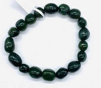 JBG557 Jade, Nephrite Nugget Bracelet