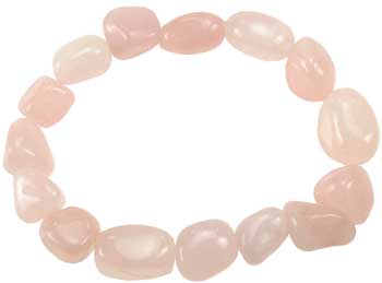 JBGRQ Rose Quartz Gemstone Bracelet