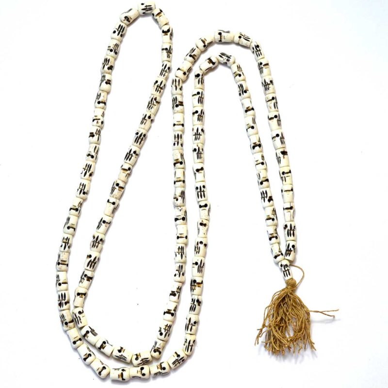 JM143A.jpg 108 pcs Skull Beads mala
