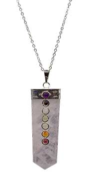 JN3235.jpg Rose Quartz Chakra necklace