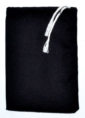 RBLA.jpg Black Cotton Bag 3" x 4"