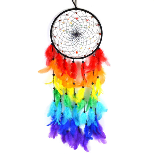 RDC065.jpg 6 3/4" x 22" Chakra dream catcher