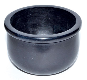 RSCR3.jpg Black Stone Scrying Bowl/Smudge Pot 3"